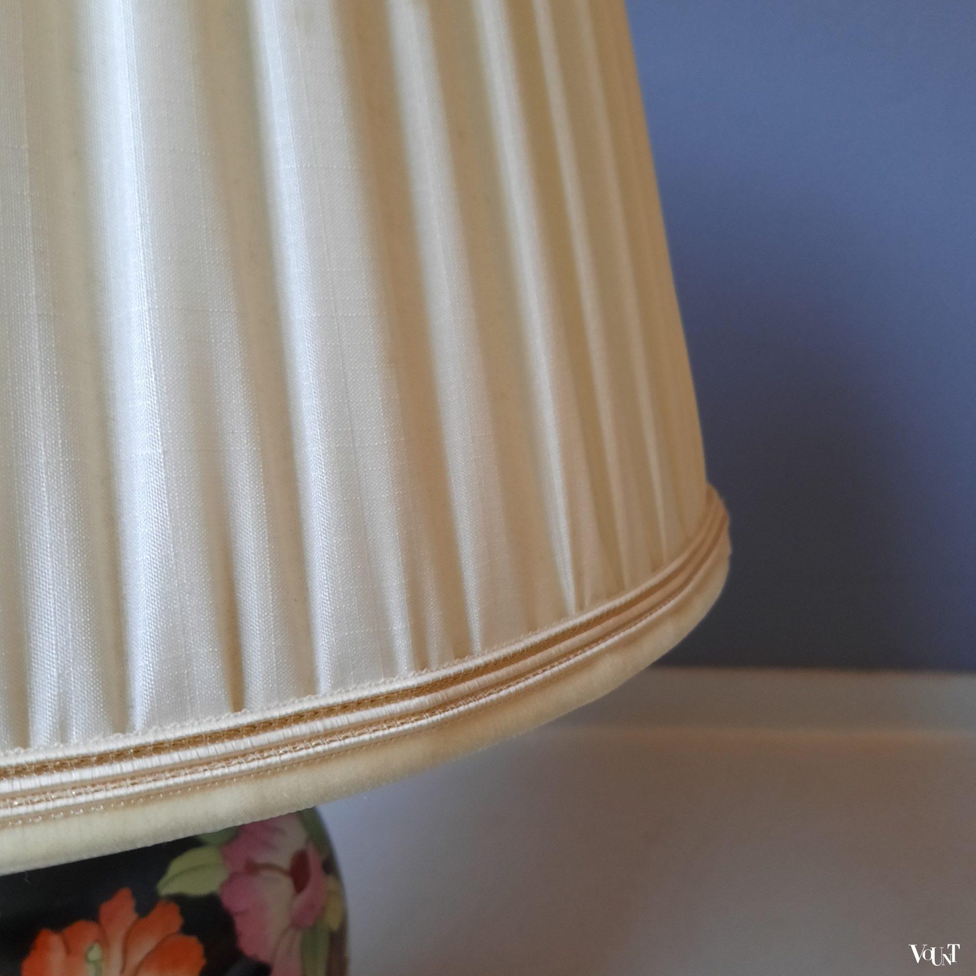 Vaaslamp Aziatische stijl, Kullmann Lampen, jaren '80