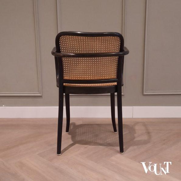 Set van 4 zwarte Praag of 811 stoelen, Ligna, jaren '60
