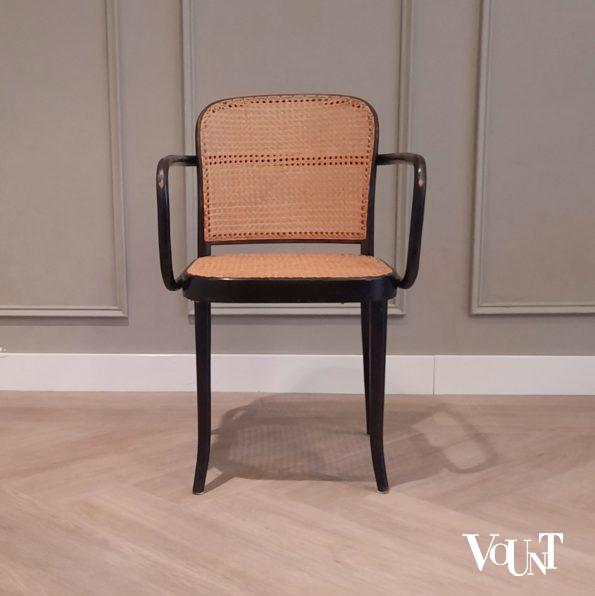 Zwarte Praag of 811 stoel, Josef Hoffmann voor Thonet / Ligna, jaren '50
