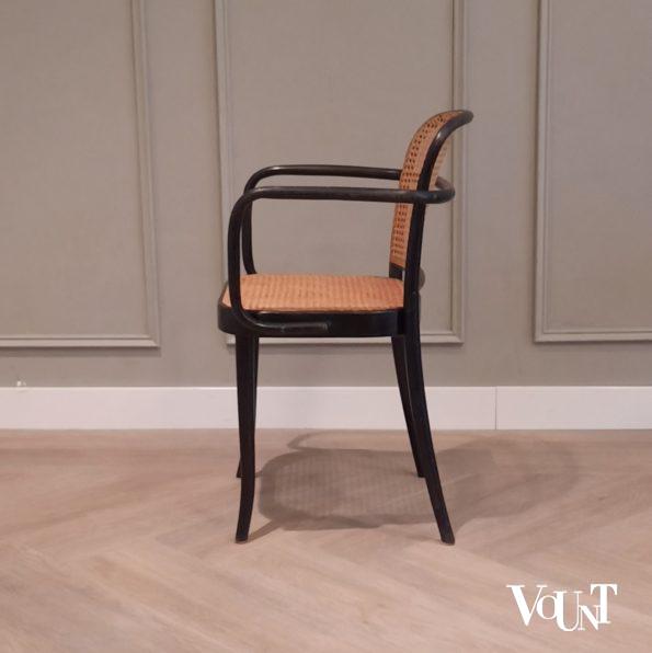 Zwarte Praag of 811 stoel, Josef Hoffmann voor Thonet / Ligna, jaren '50