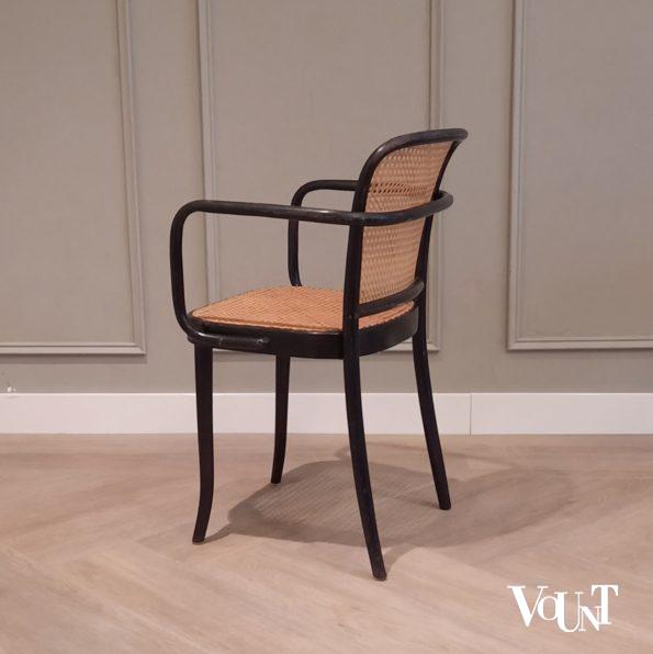 Zwarte Praag of 811 stoel, Josef Hoffmann voor Thonet / Ligna, jaren '50