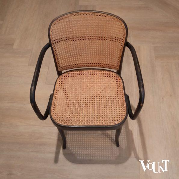 Zwarte Praag of 811 stoel, Josef Hoffmann voor Thonet / Ligna, jaren '50