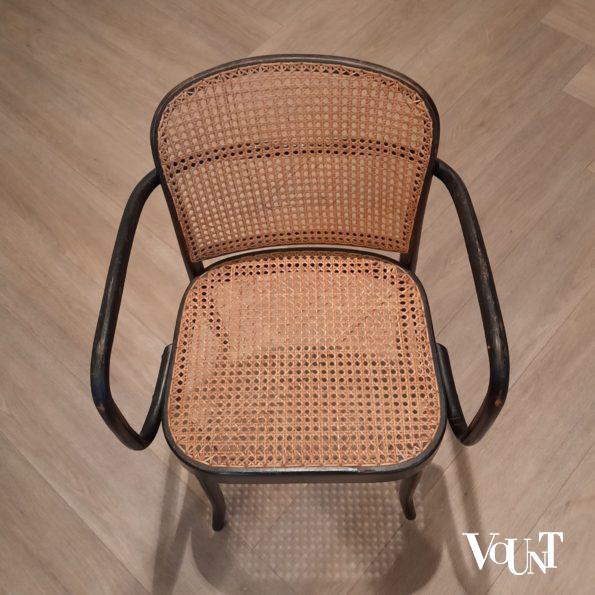 Zwarte Praag of 811 stoel, Josef Hoffmann voor Thonet / Ligna, jaren '50