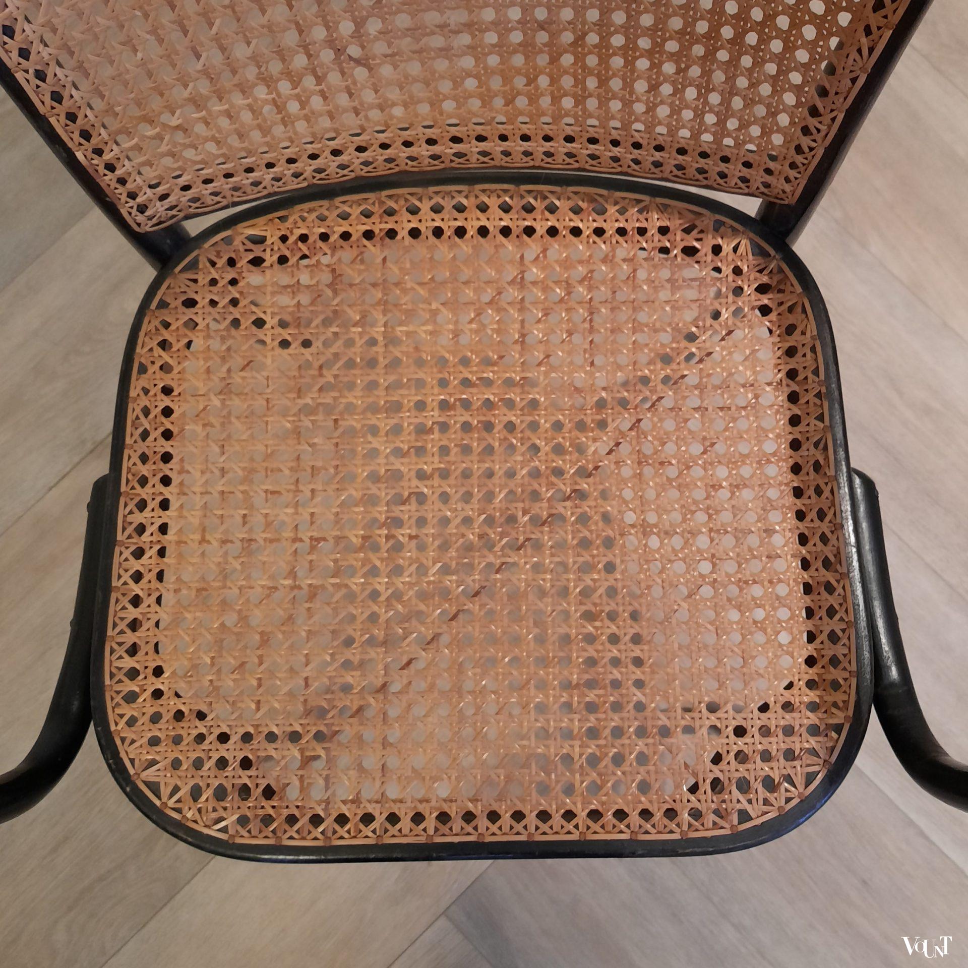 Zwarte Praag of 811 stoel, Josef Hoffmann voor Thonet / Ligna, jaren '50