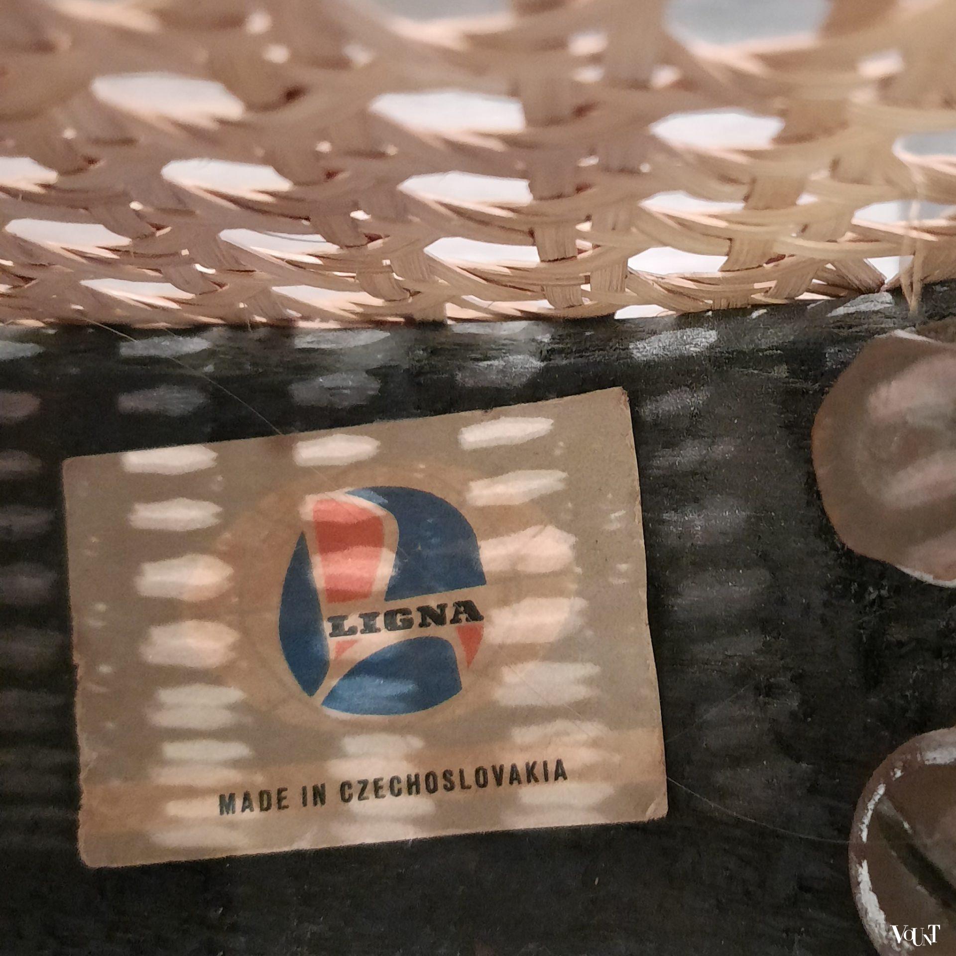 Zwarte Praag of 811 stoel, Josef Hoffmann voor Thonet / Ligna, jaren '50