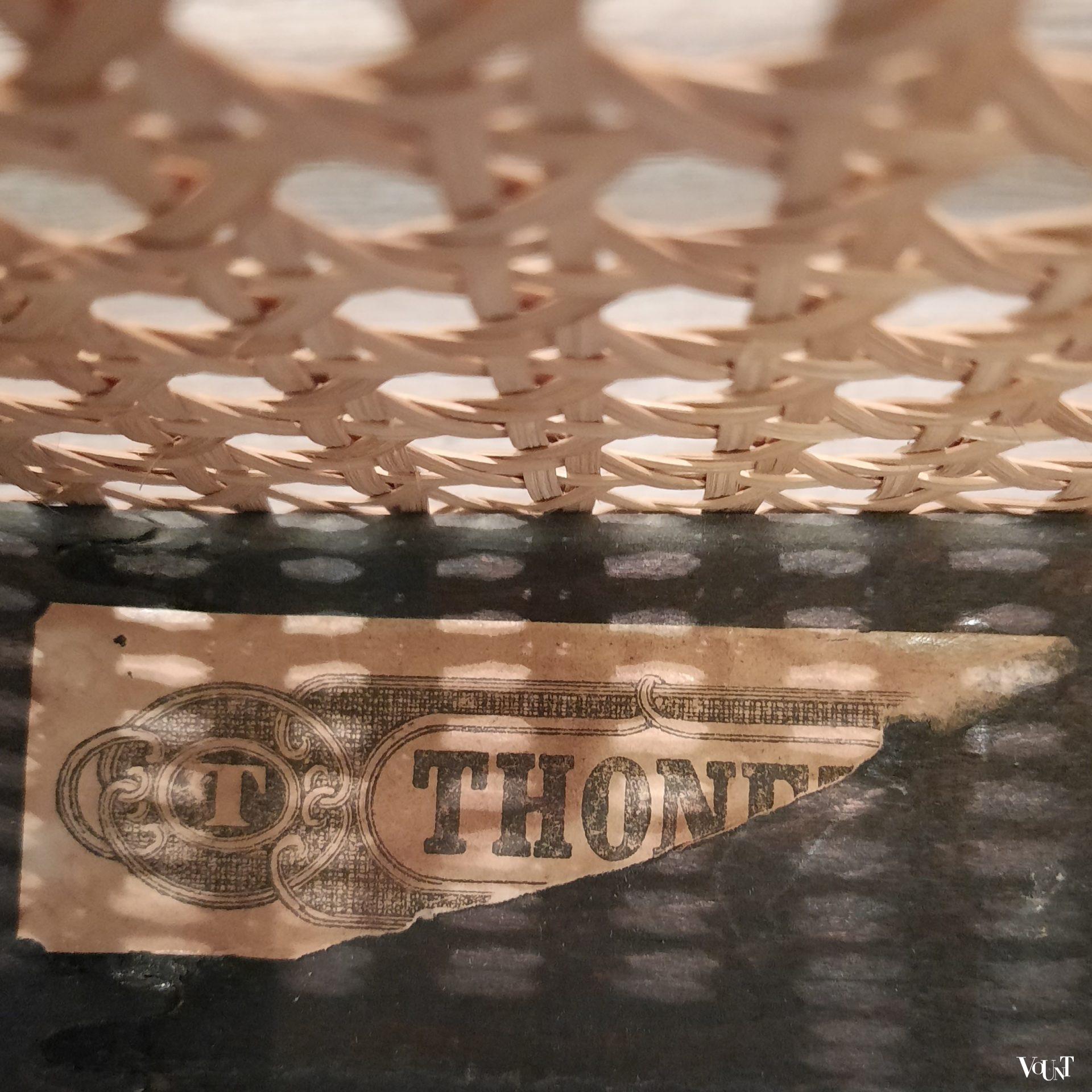 Zwarte Praag of 811 stoel, Josef Hoffmann voor Thonet / Ligna, jaren '50