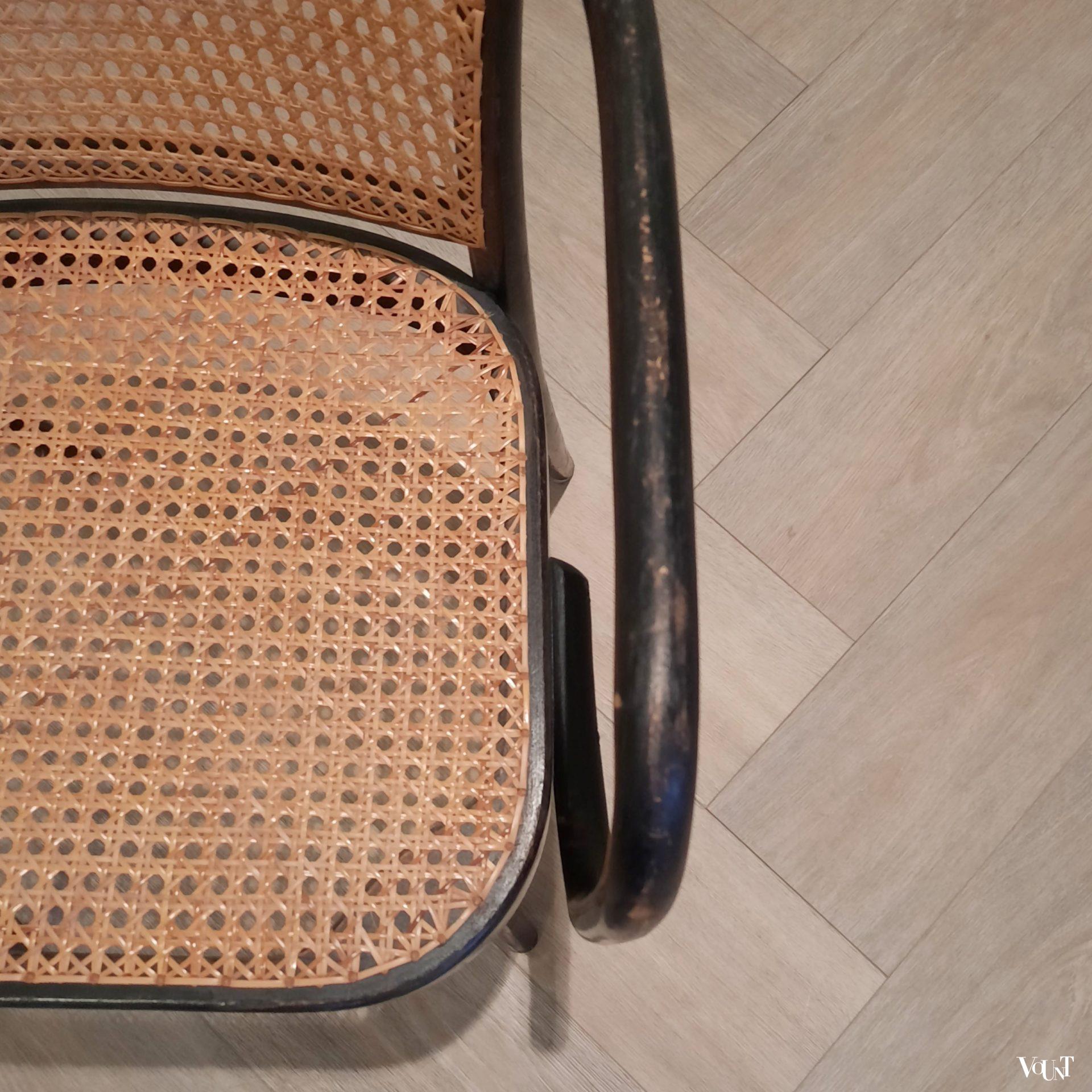 Zwarte Praag of 811 stoel, Josef Hoffmann voor Thonet / Ligna, jaren '50