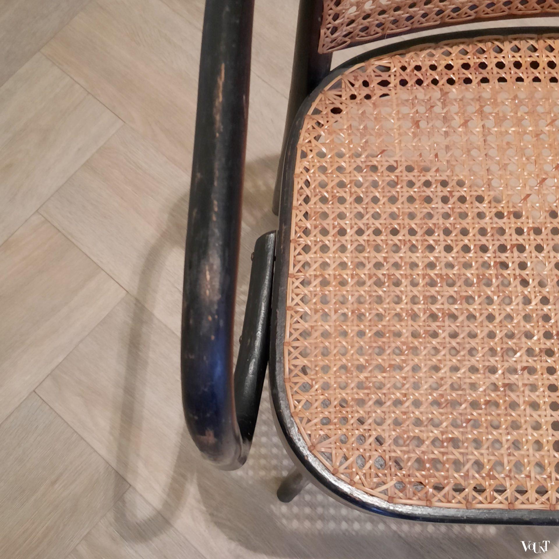 Zwarte Praag of 811 stoel, Josef Hoffmann voor Thonet / Ligna, jaren '50