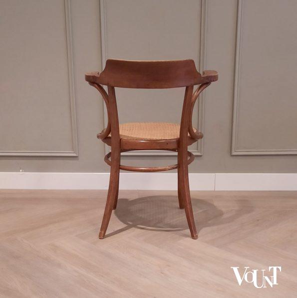 Bureaustoel met rotan zitting, nr. 6003, Thonet-Mundus, rond 1920