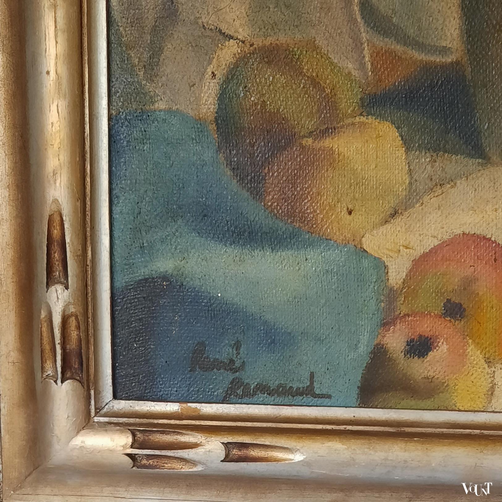Schilderij stilleven met kruik, René Renaud, rond 1930