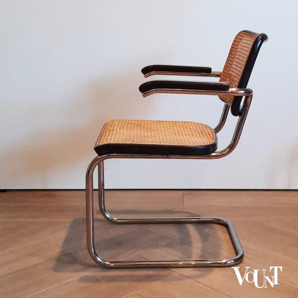 Stoel S64, Marcel Breuer voor Thonet, 1981