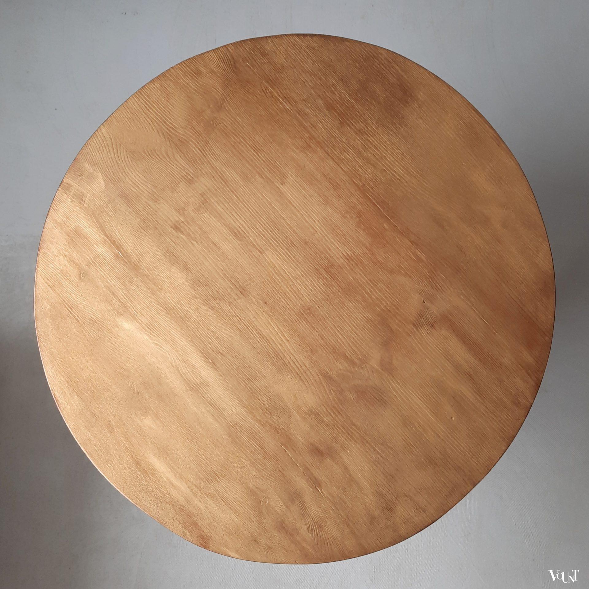 Bijzettafeltje beuken met "gouden" blad