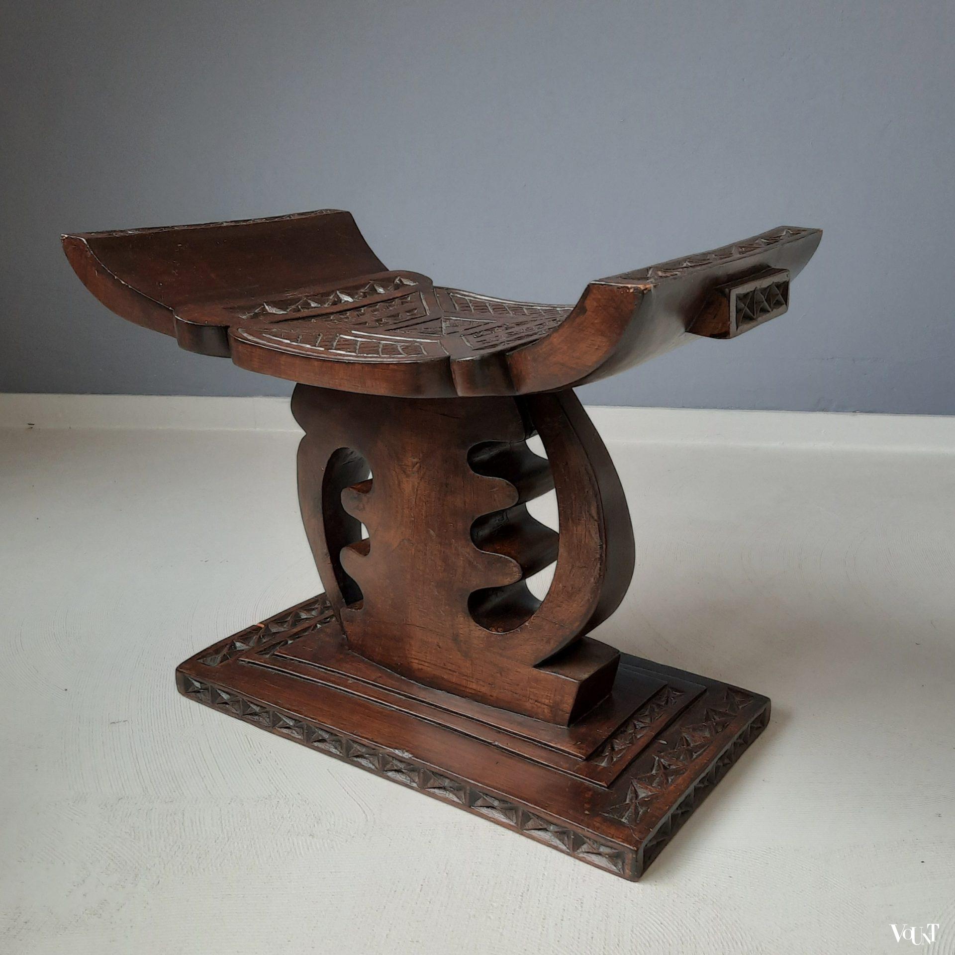 Asante of ashanti "tribal" kruk, Ghana, 2e helft 20e eeuw