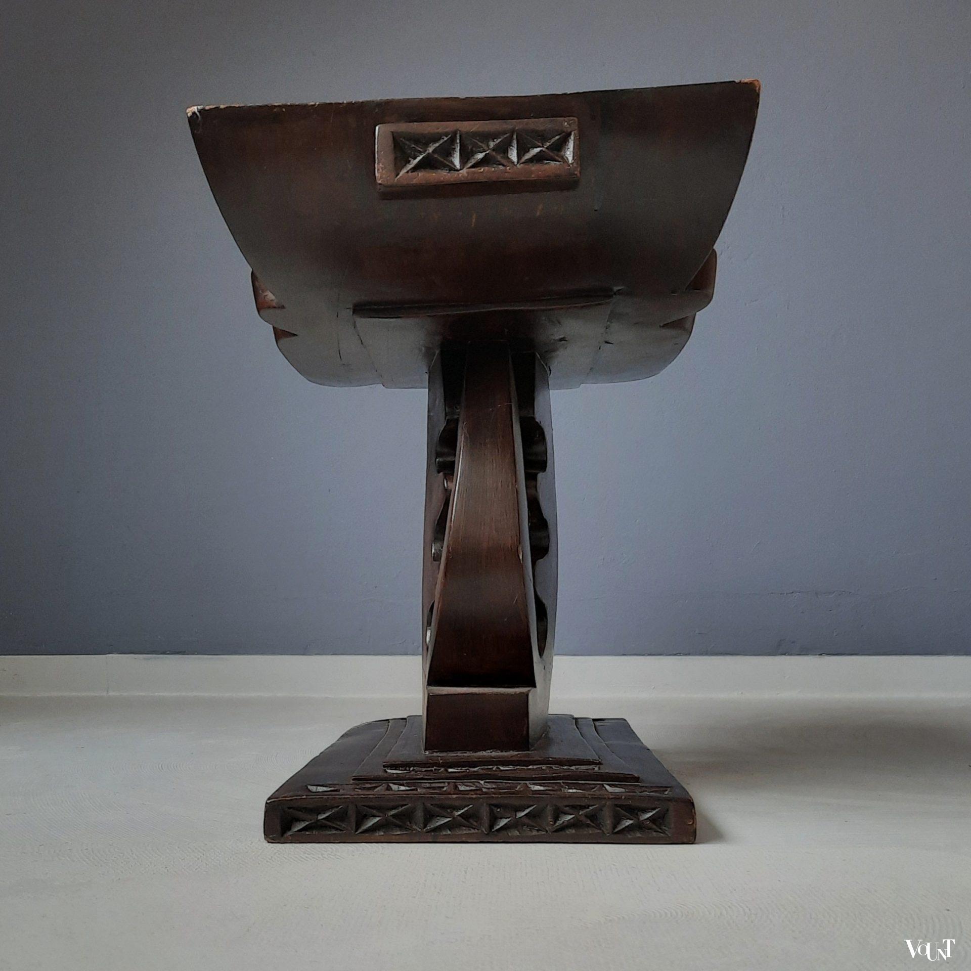 Asante of ashanti "tribal" kruk, Ghana, 2e helft 20e eeuw