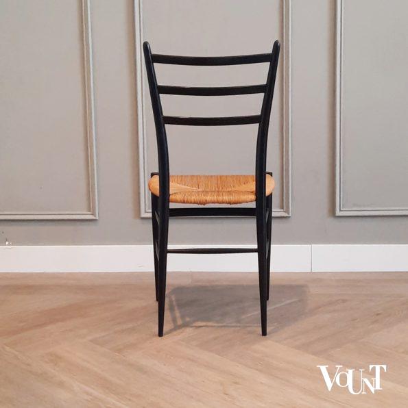Set van 4 gemerkte Spinetto stoelen, Chiavari, Italië, jaren '50