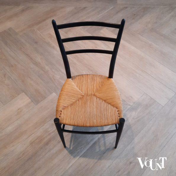 Set van 4 gemerkte Spinetto stoelen, Chiavari, Italië, jaren '50