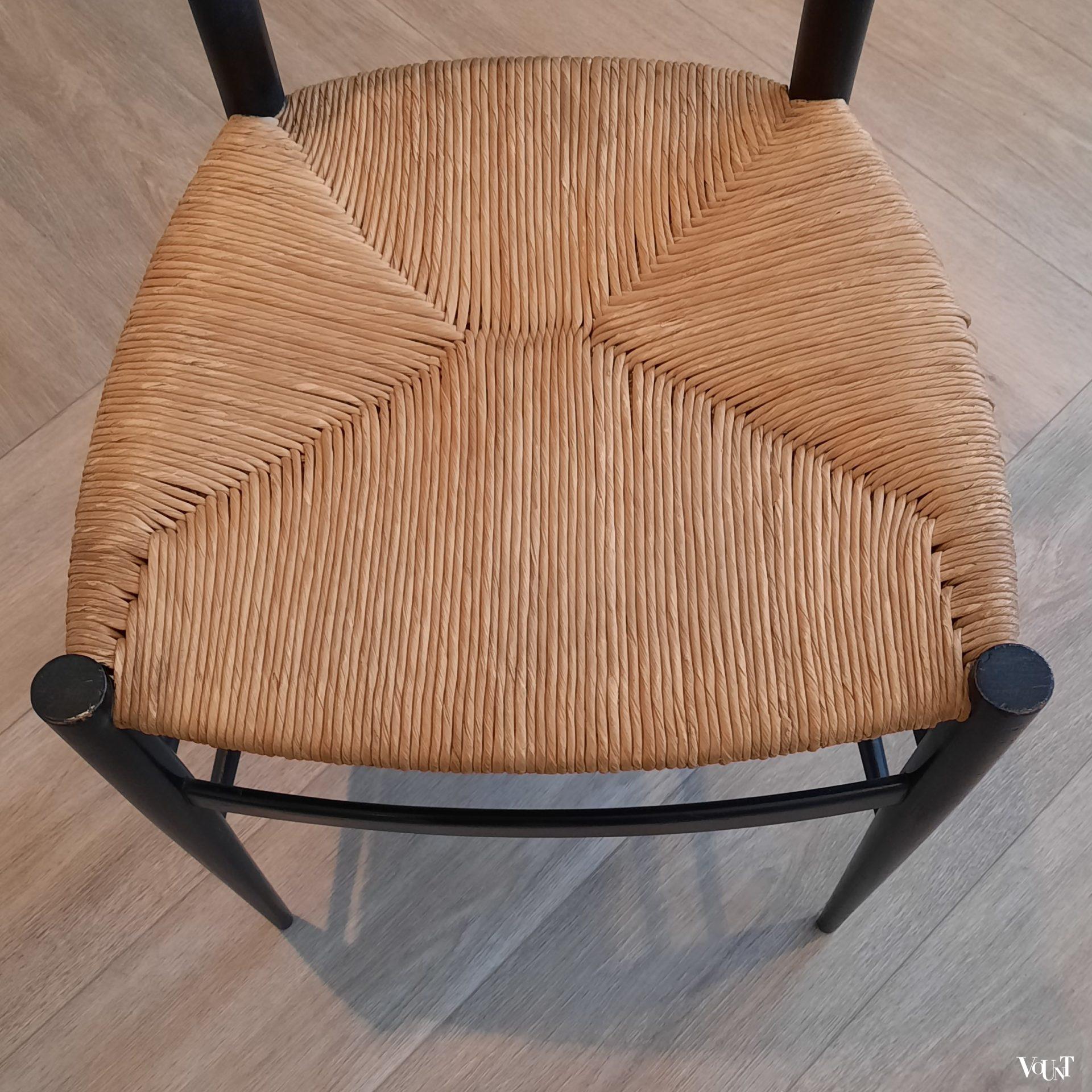 Set van 4 gemerkte Spinetto stoelen, Chiavari, Italië, jaren '50