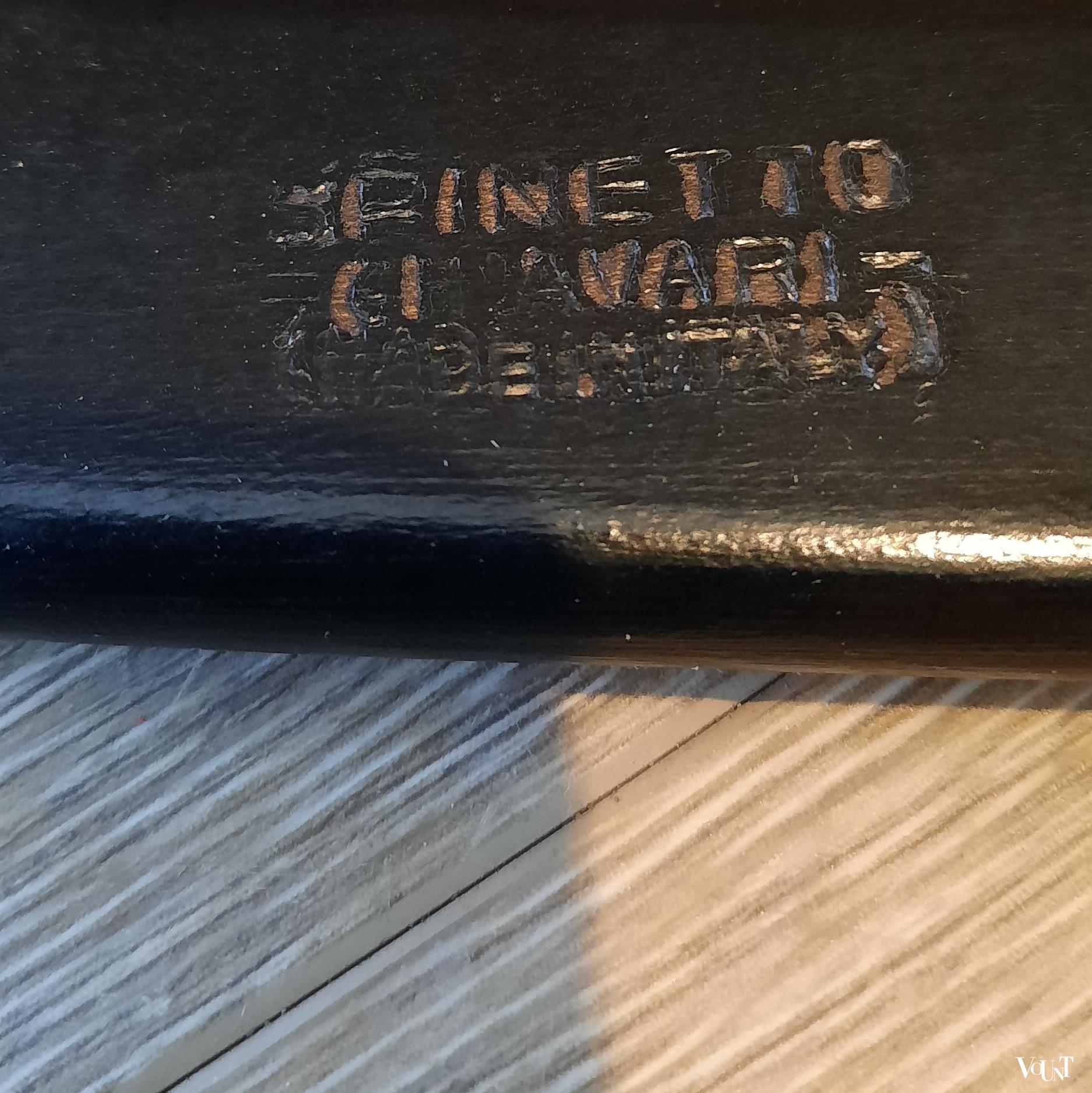 Set van 4 gemerkte Spinetto stoelen, Chiavari, Italië, jaren '50