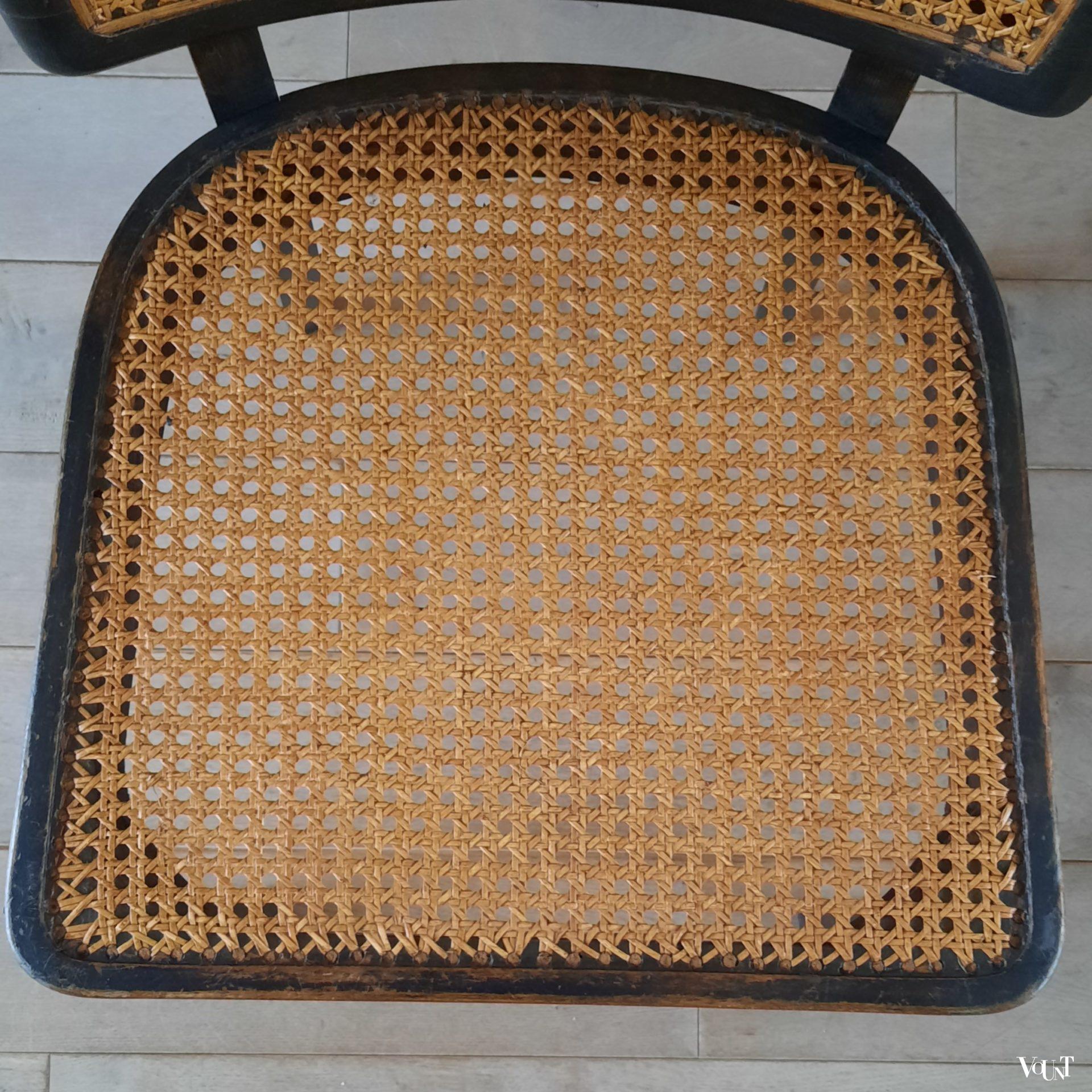 Zwarte stoel B 22, Thonet, jaren '30