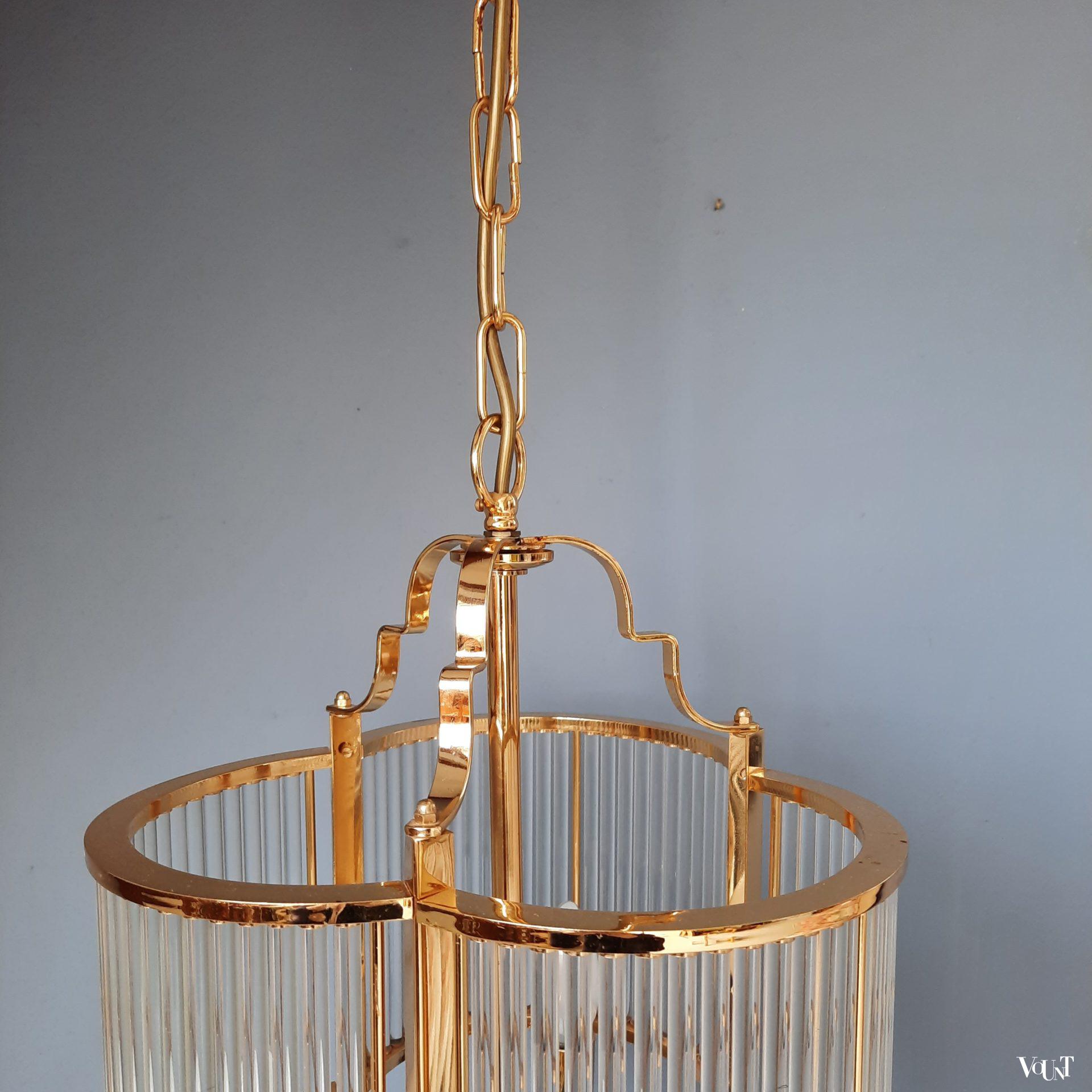 Hanglamp Hollywood Regency-stijl, jaren '80/'90