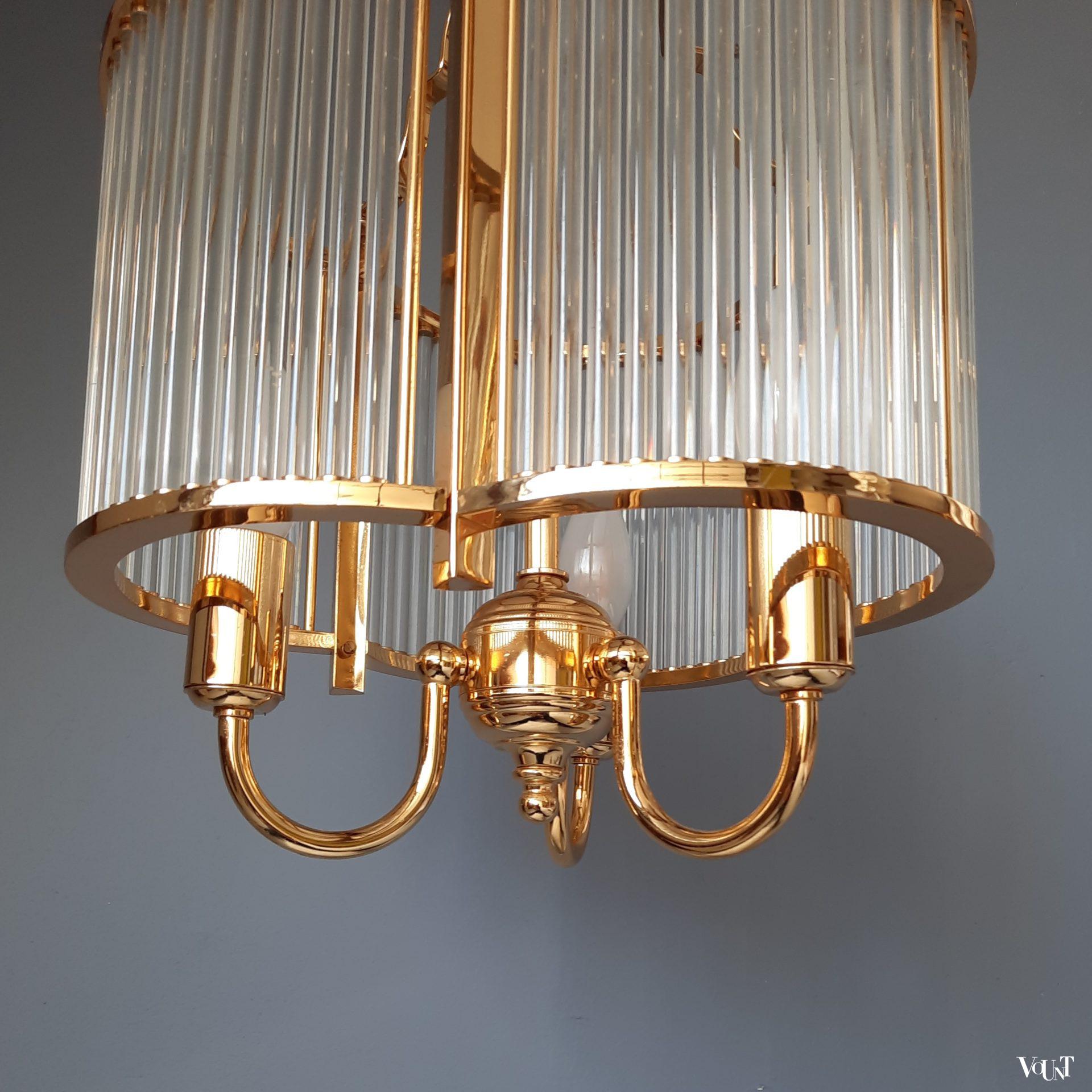 Hanglamp Hollywood Regency-stijl, jaren '80/'90