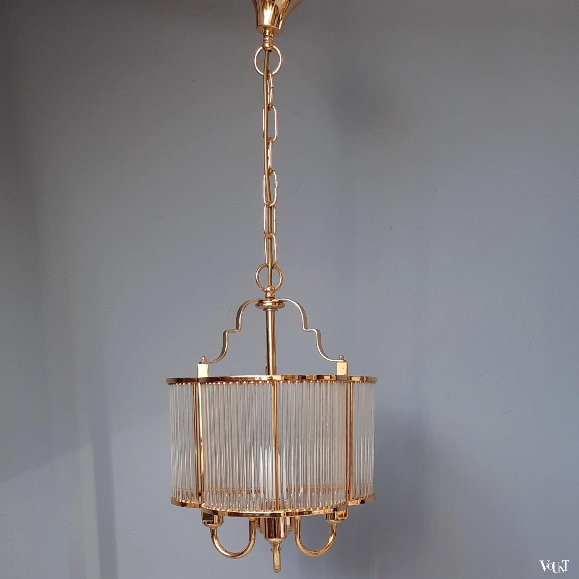 Hanglamp Hollywood Regency-stijl, jaren '80/'90