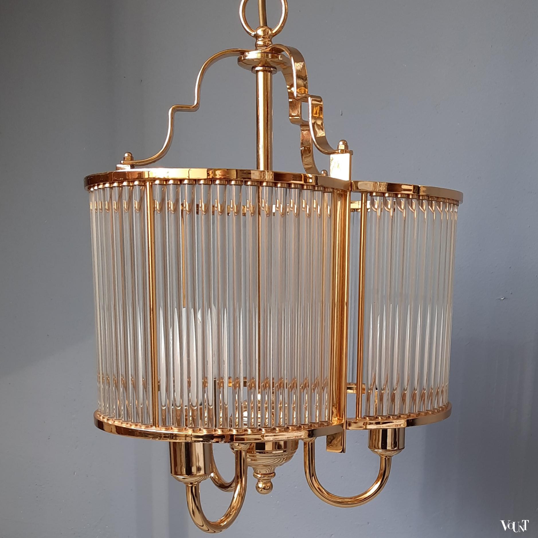 Hanglamp Hollywood Regency-stijl, jaren '80/'90