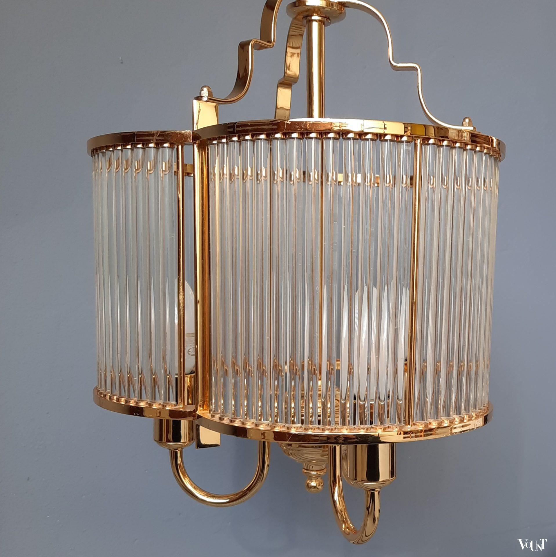 Hanglamp Hollywood Regency-stijl, jaren '80/'90