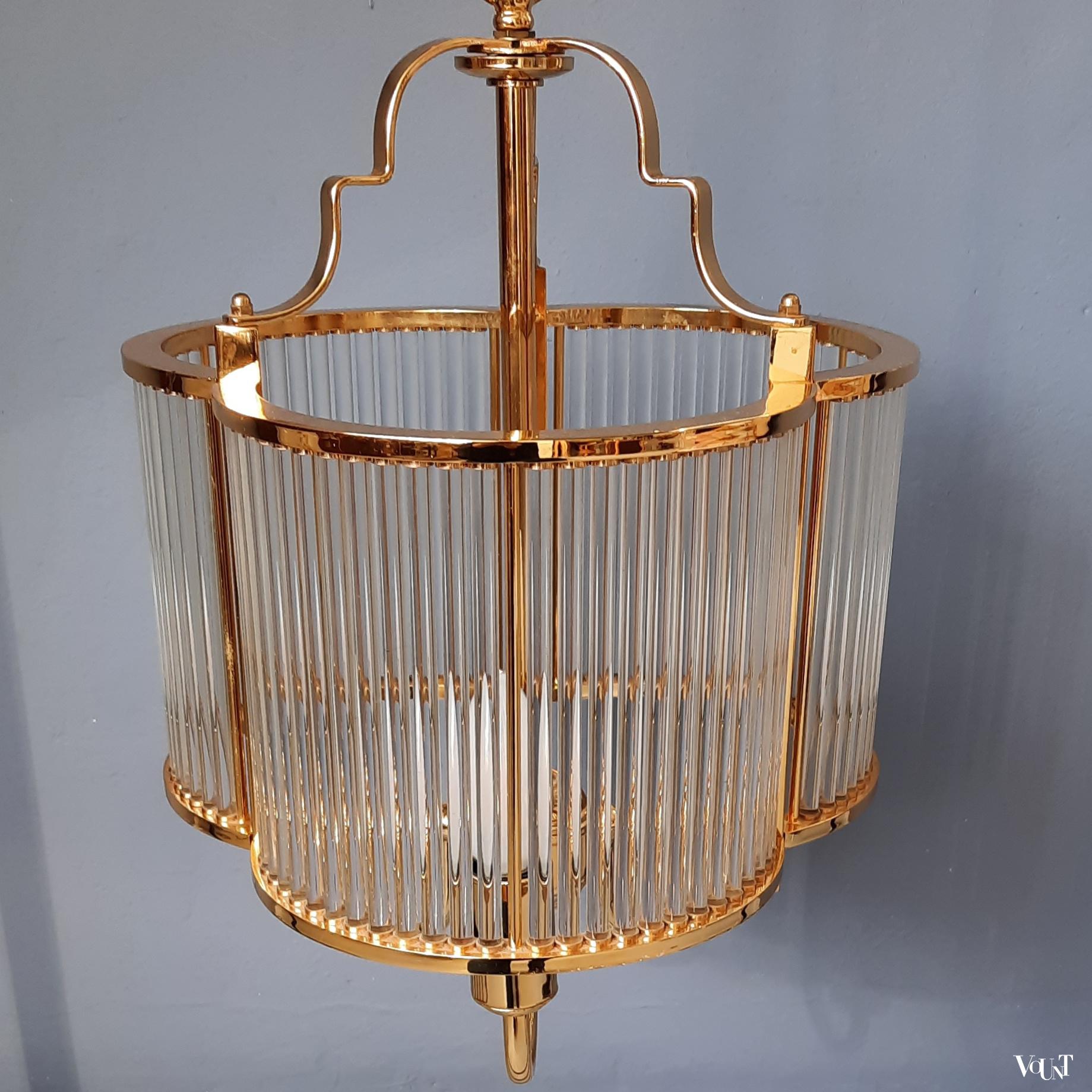 Hanglamp Hollywood Regency-stijl, jaren '80/'90