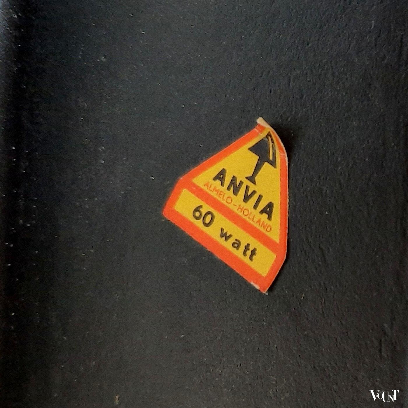 Set van 2 bureau- of tafellampjes, Anvia, jaren '60