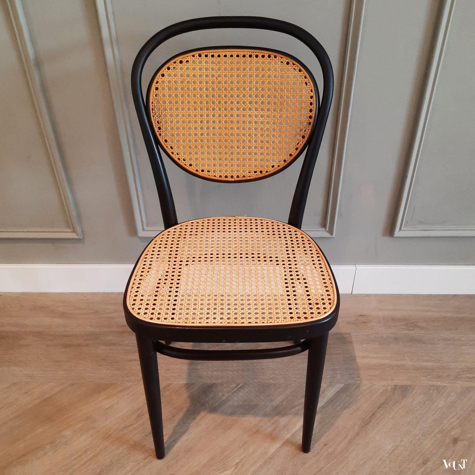 Stoel nr. 215 R, Thonet, jaren '80 (zwart)