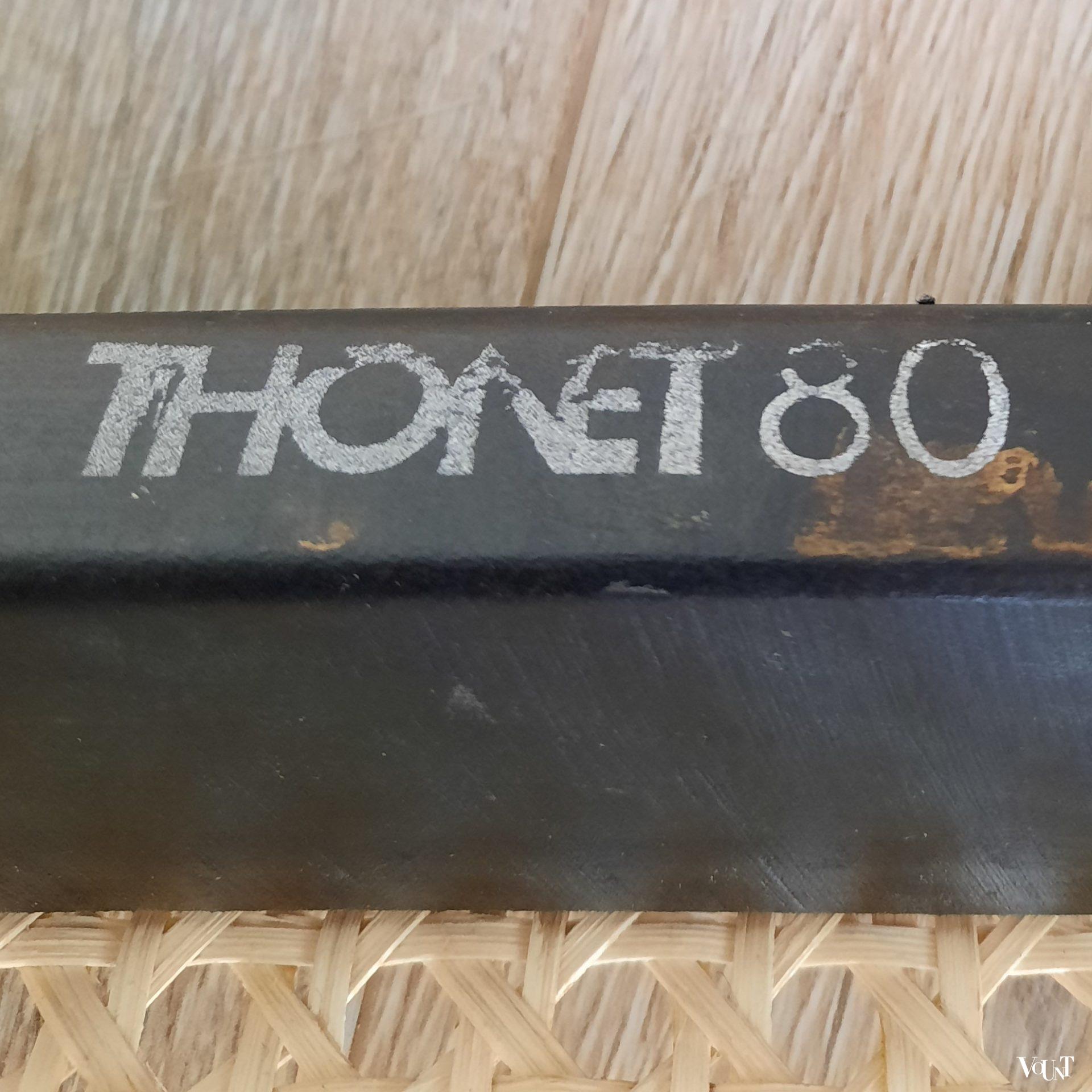 Stoel nr. 215 R, Thonet, jaren '80 (zwart)