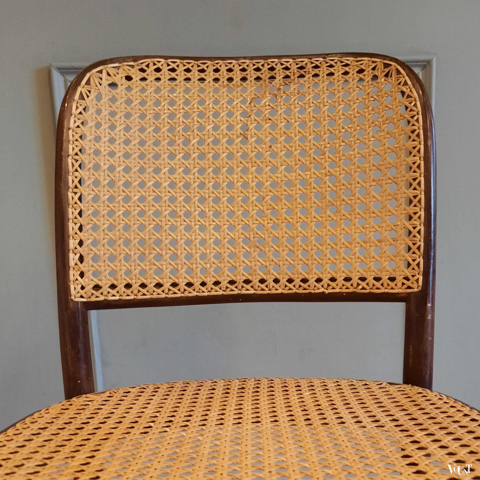 Set van 4 barkrukken nr. 811, Josef Hoffmann, FMG, jaren'60/'70