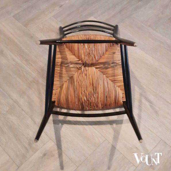 Set van 4 gemerkte Spinetto stoelen, Chiavari, Italië, jaren '50