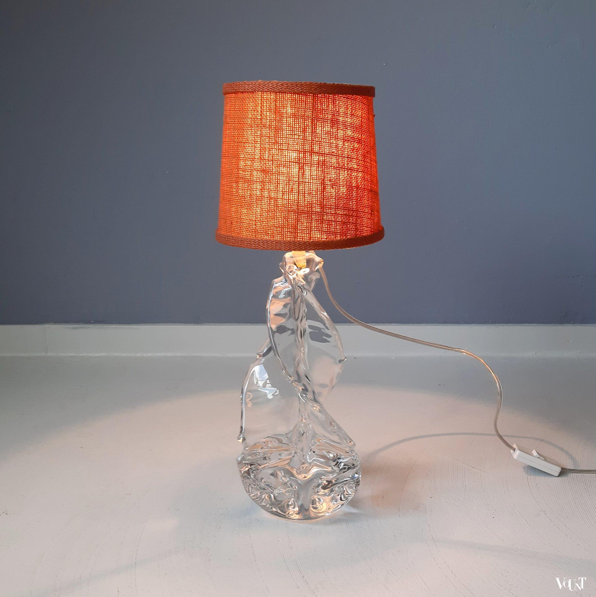 Kristallen tafellamp, Frankrijk, jaren '60