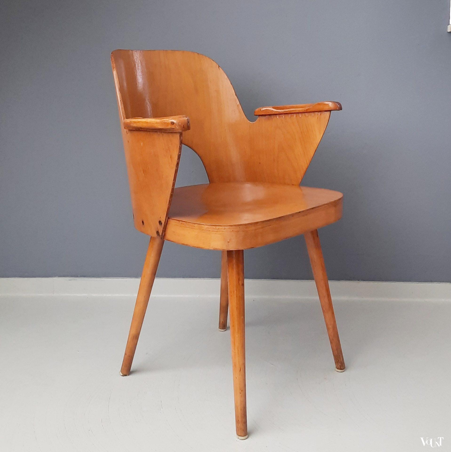 Stoel nr. 1515, Oswald Haerdtl voor Thonet, jaren '50
