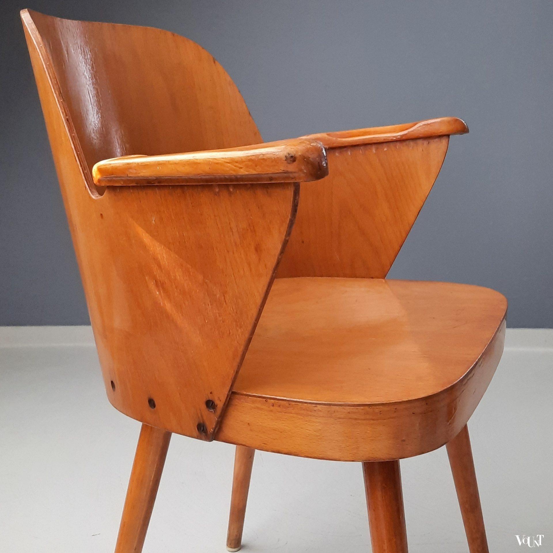 Stoel nr. 1515, Oswald Haerdtl voor Thonet, jaren '50