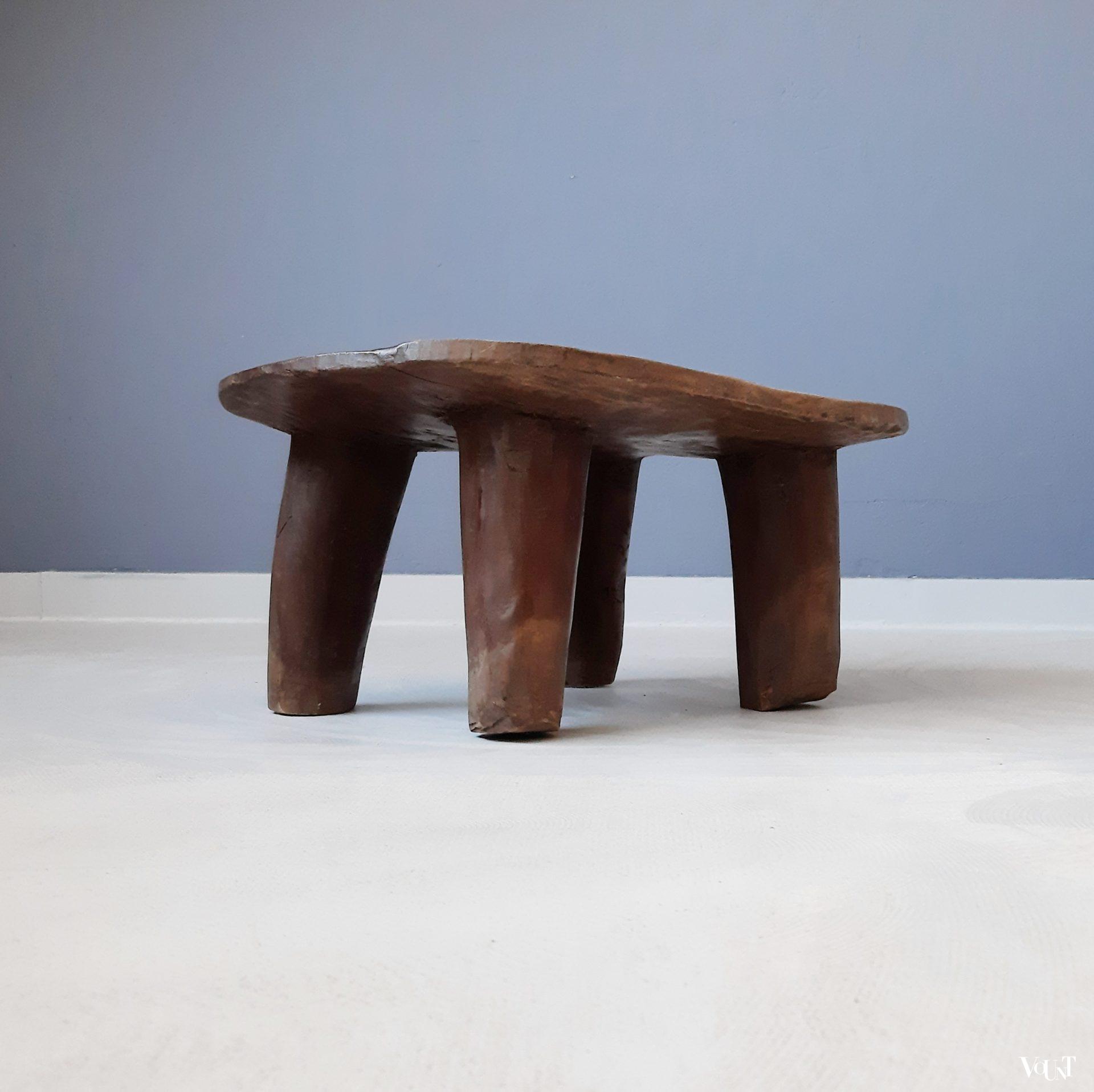 Oude Afrikaanse Senufo kruk