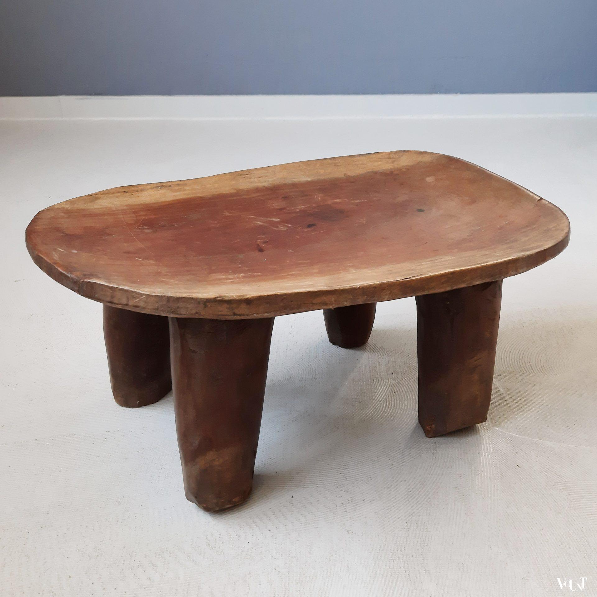 Oude Afrikaanse Senufo kruk