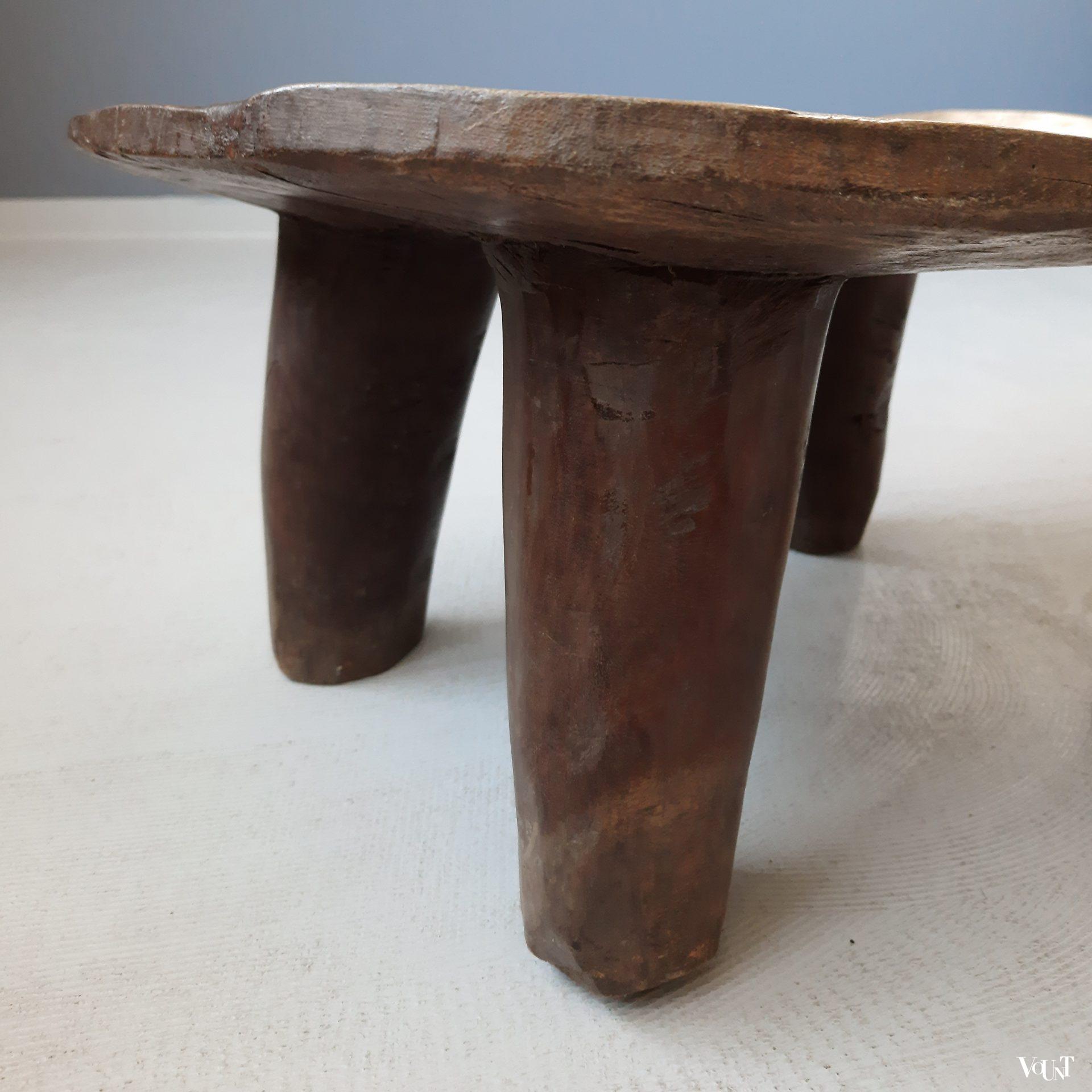 Oude Afrikaanse Senufo kruk