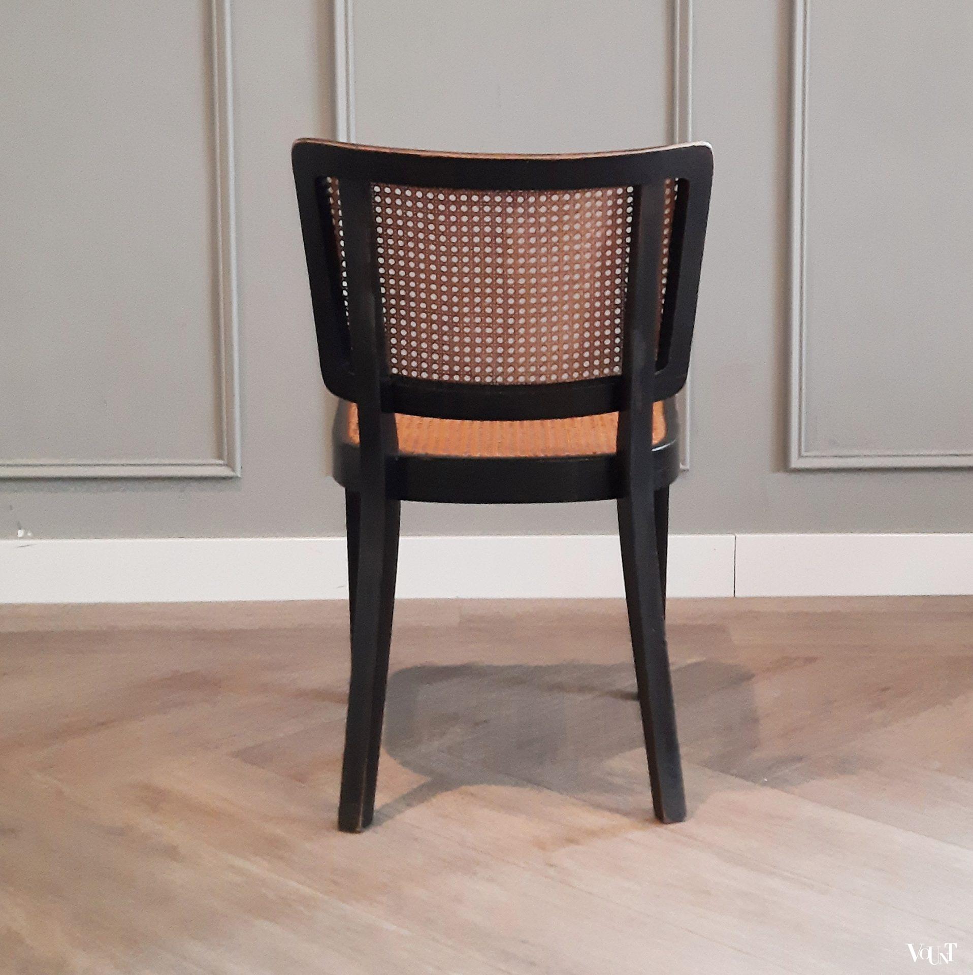 Zwarte stoel B 22, Thonet, jaren '30