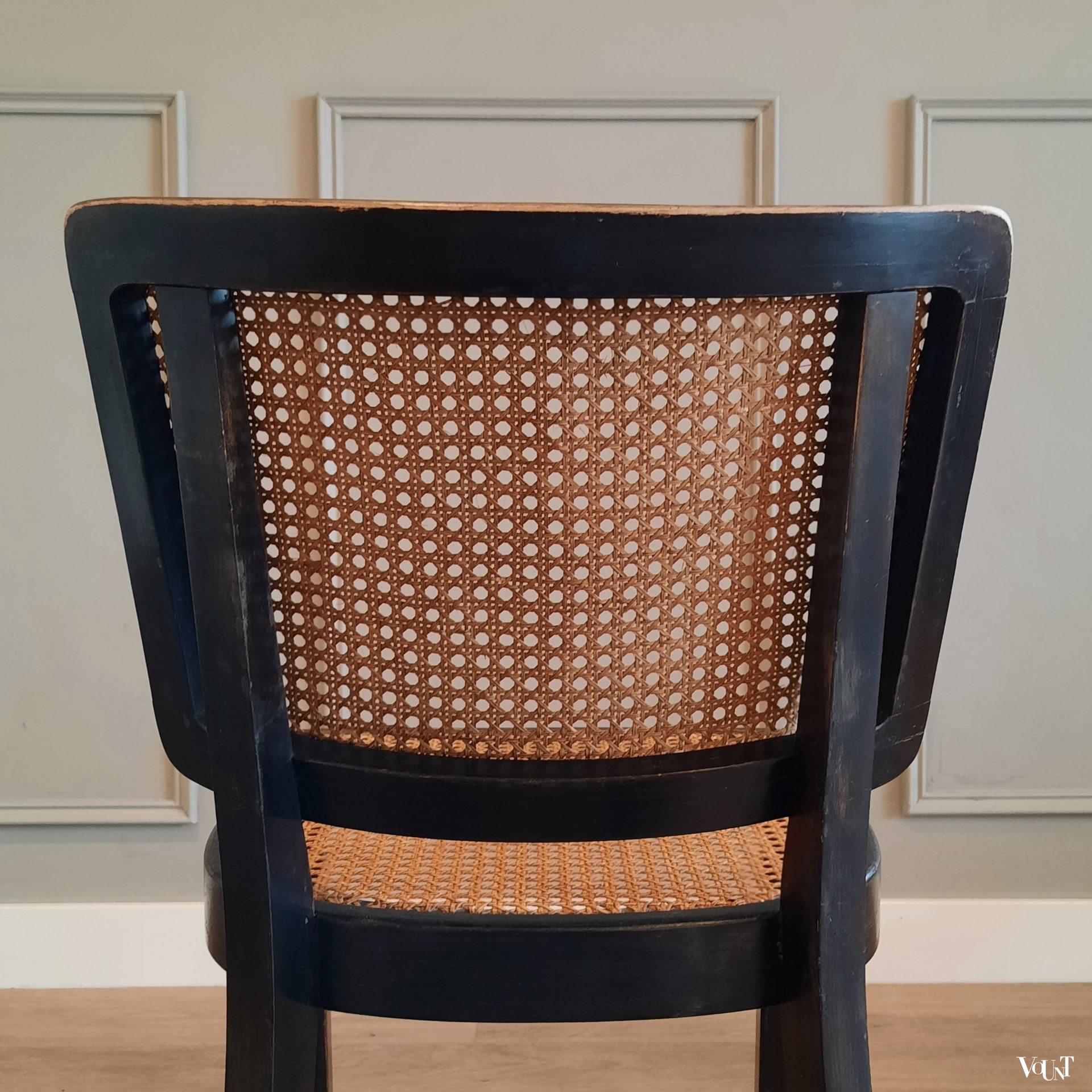 Zwarte stoel B 22, Thonet, jaren '30