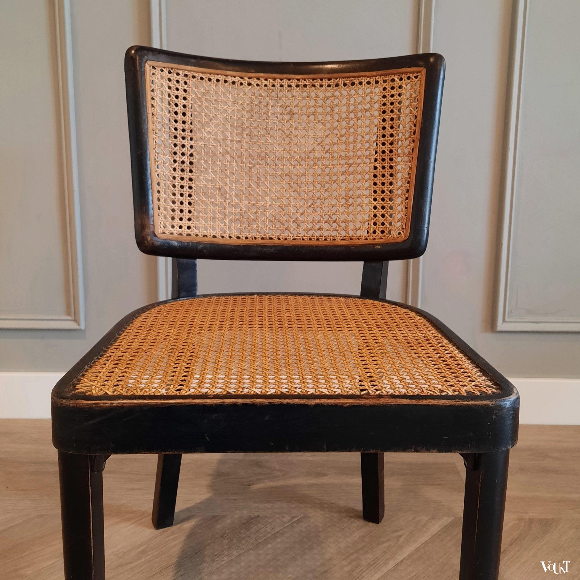 Zwarte stoel B 22, Thonet, jaren '30