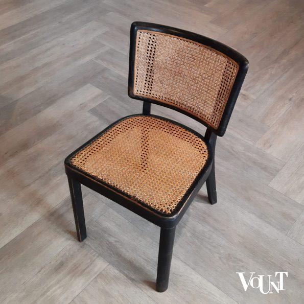 Zwarte stoel B 22, Thonet, jaren '30