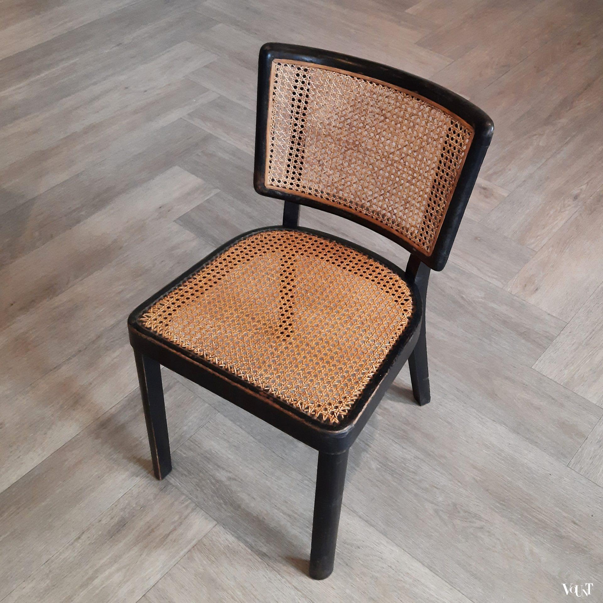 Zwarte stoel B 22, Thonet, jaren '30