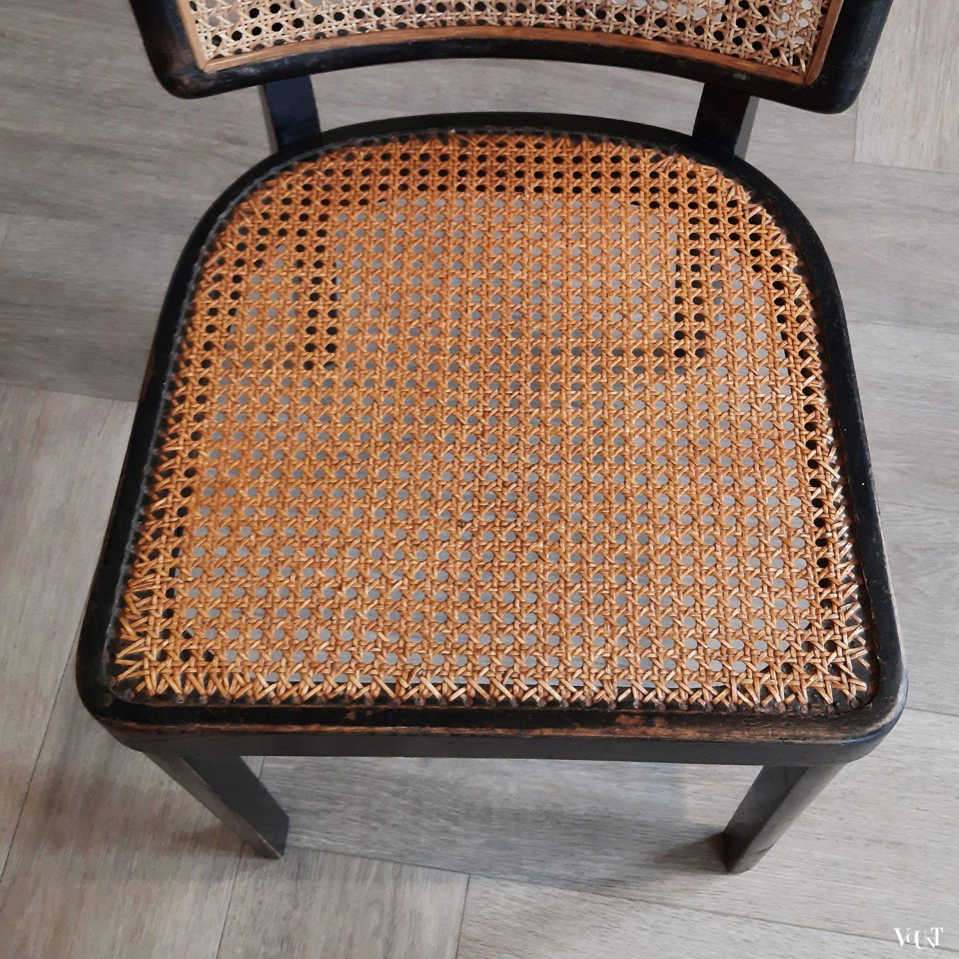 Zwarte stoel B 22, Thonet, jaren '30