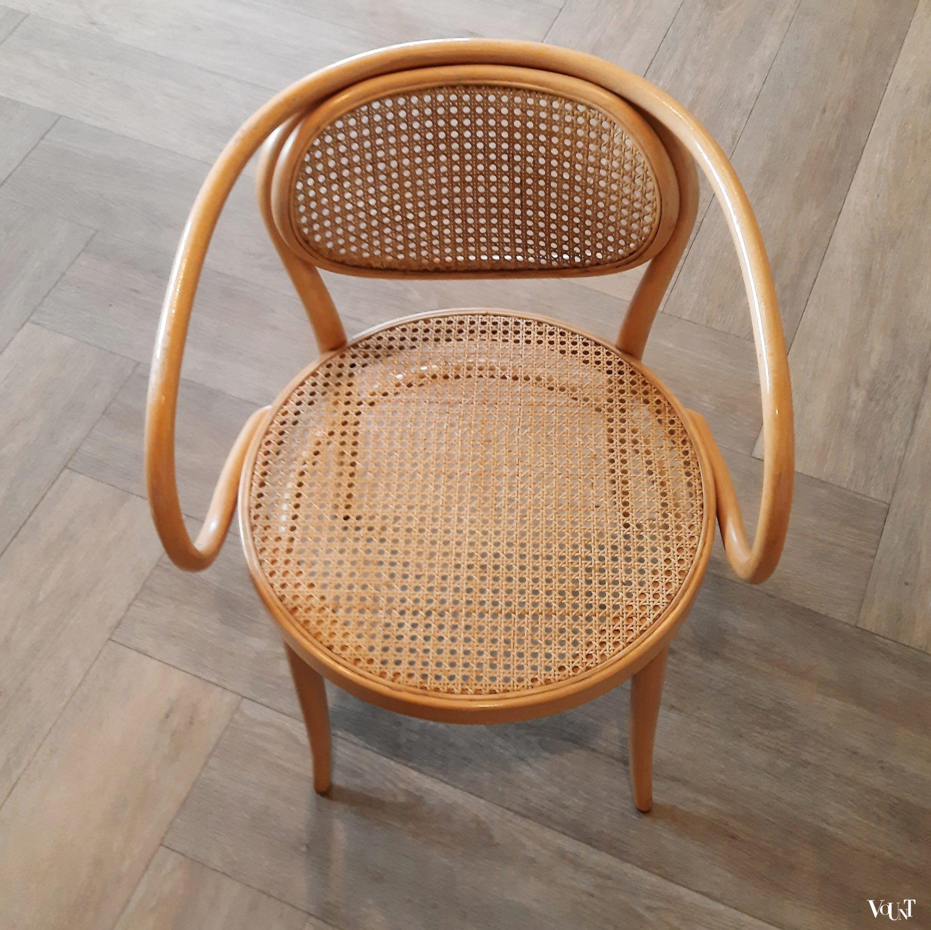Set van 4 originele Thonet-stoelen nr. 210, 1988