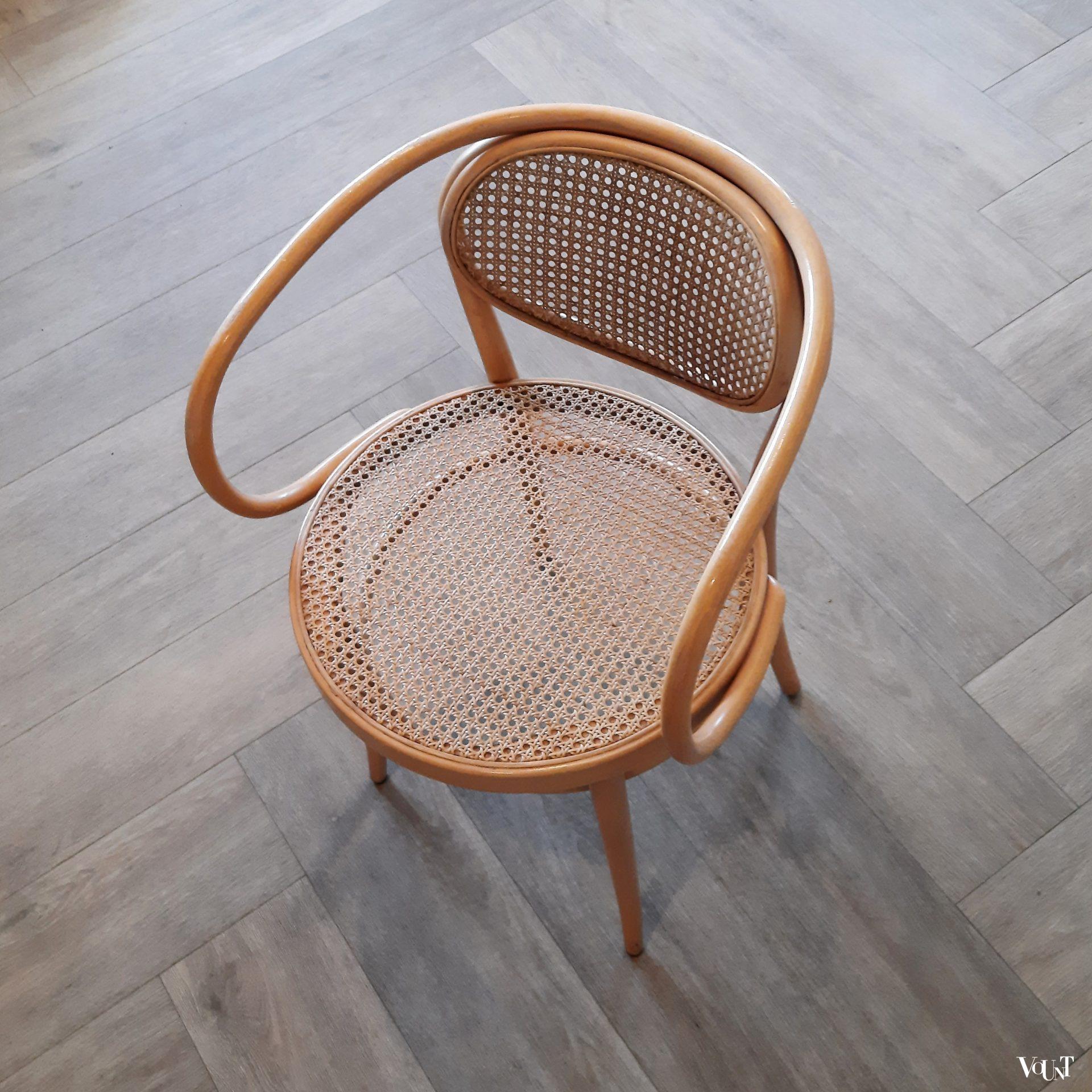 Set van 4 originele Thonet-stoelen nr. 210, 1988