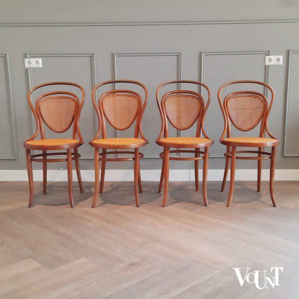 Set van 4 nr. 41 stoelen, Jakob & Josef Kohn, rond 1890