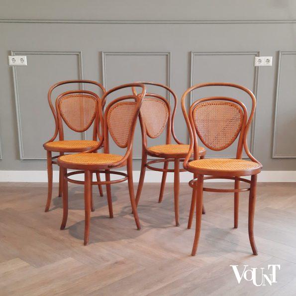 Set van 4 nr. 41 stoelen, Jakob & Josef Kohn, rond 1890